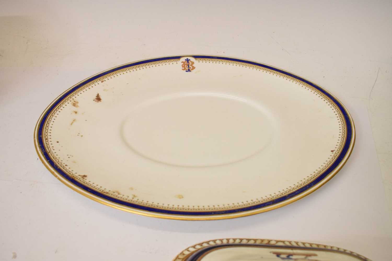 Armorial tureen and Derby monogrammed dish - Image 9 of 13