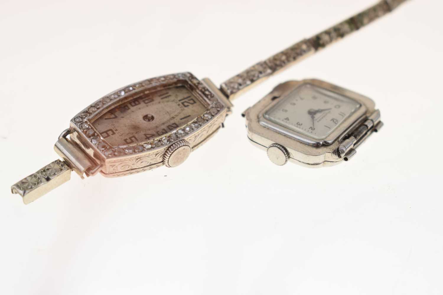 Audemars (Piguet) - Lady’s platinum cased watch head - Image 3 of 7