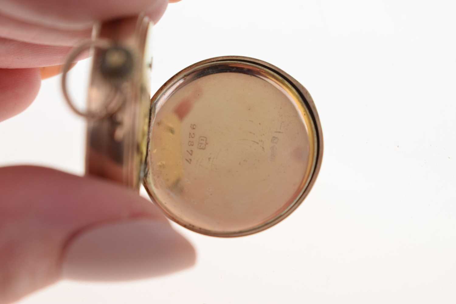 Early 20th century lady's 9ct gold cased open-face fob watch - Image 10 of 12