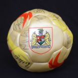 Bristol City Football Club autographed football, possibly 2012/2013 season