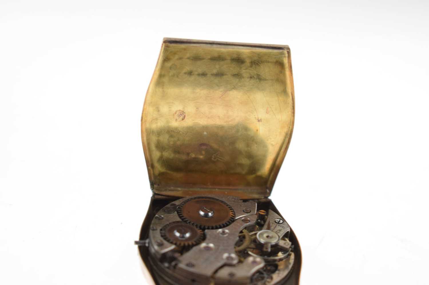 Gentleman's vintage mid-20th century rose gold watch head - Image 8 of 9