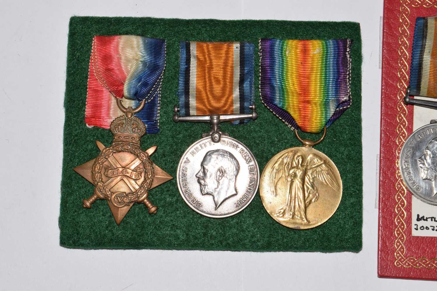 British First World War medal pair and trio - Image 2 of 5