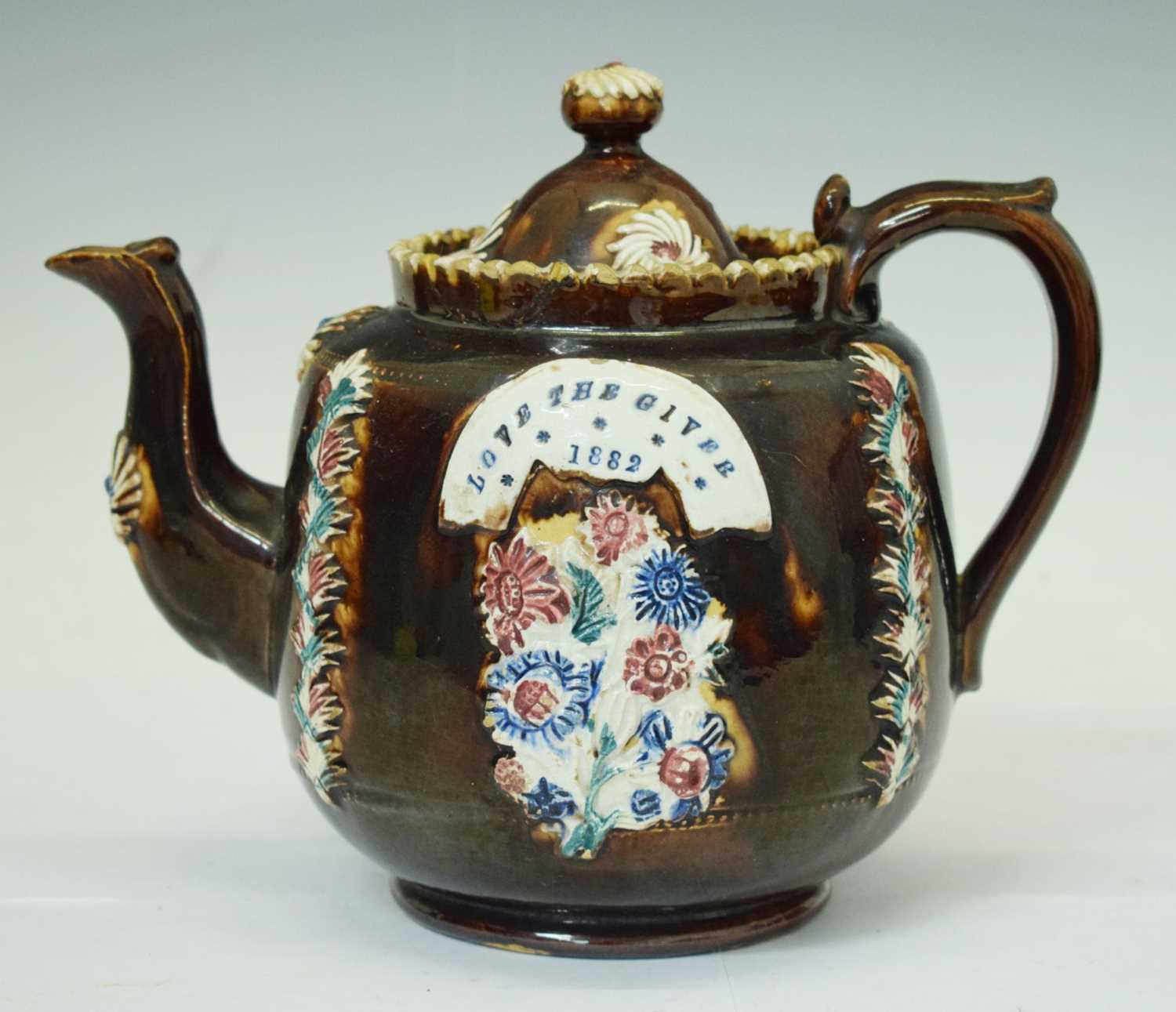 Measham Bargeware teapot