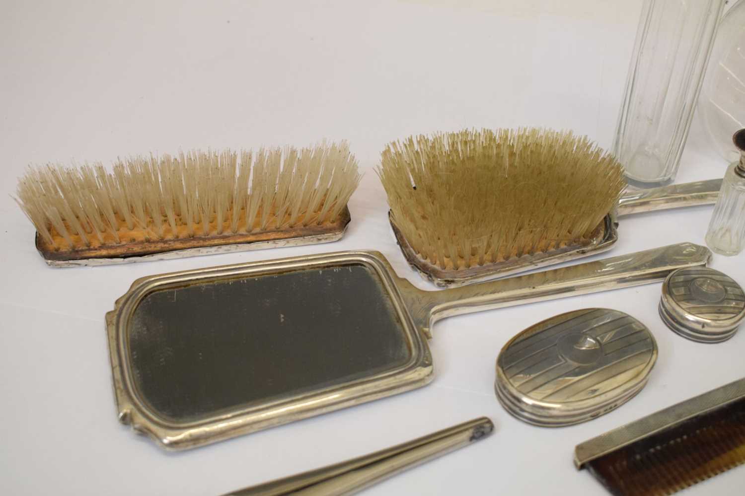 Quantity of silver backed dressing table items, etc - Image 7 of 12