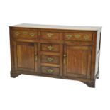 George III North Wales oak dresser