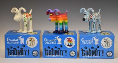 Aardman/Wallace and Gromit - 'Gromit Unleashed' figures