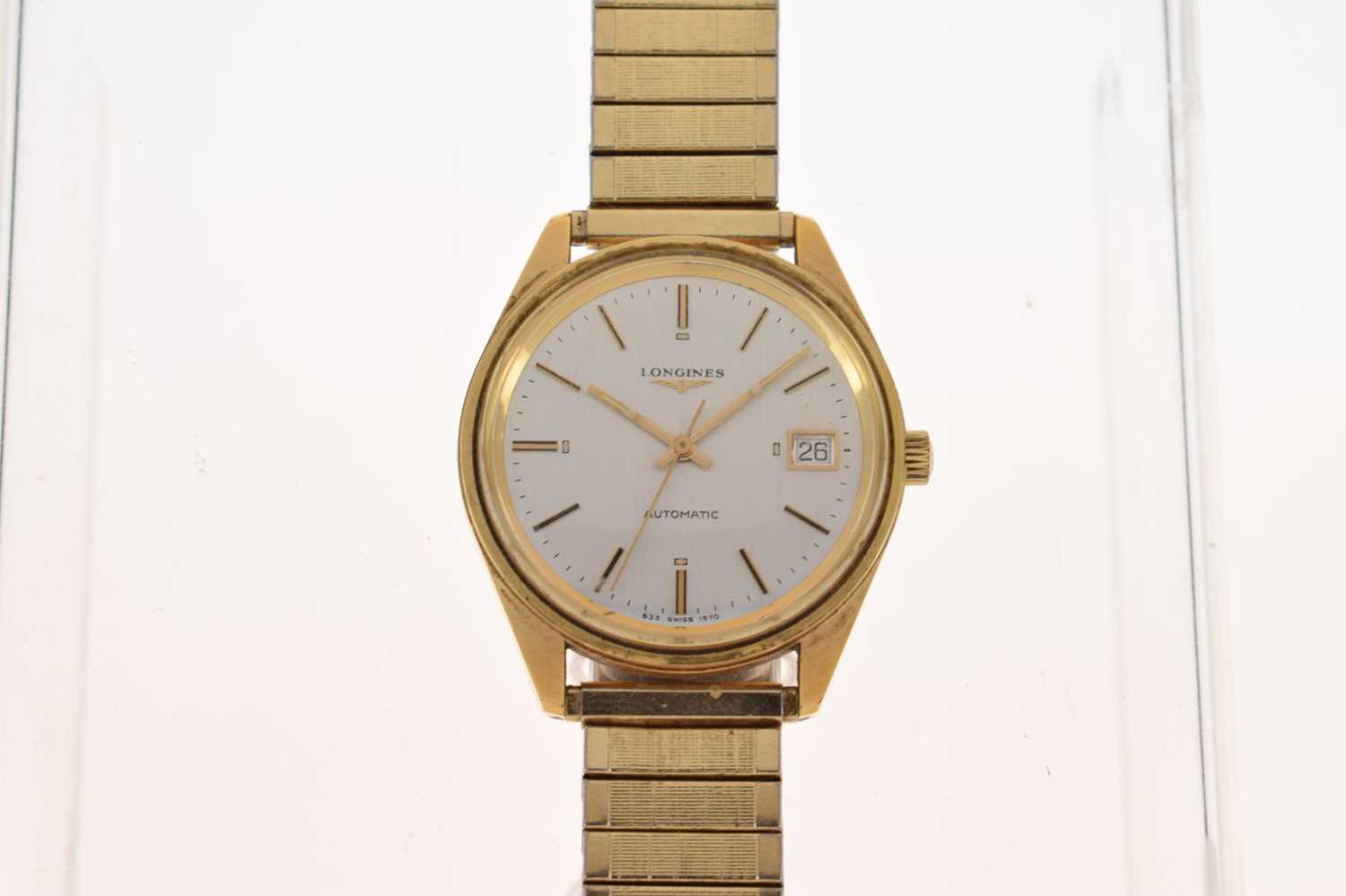 Longines - Gentleman's gold plated automatic bracelet watch - Image 7 of 8