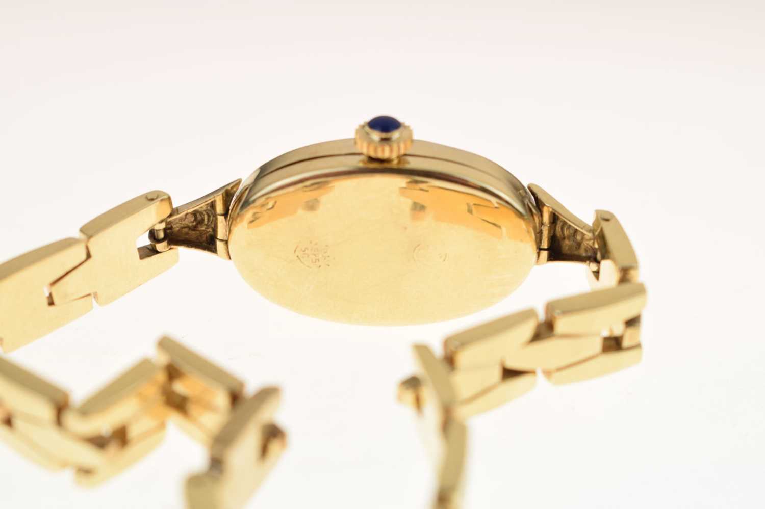 Lady's yellow metal stamped 585 bracelet watch - Image 6 of 9