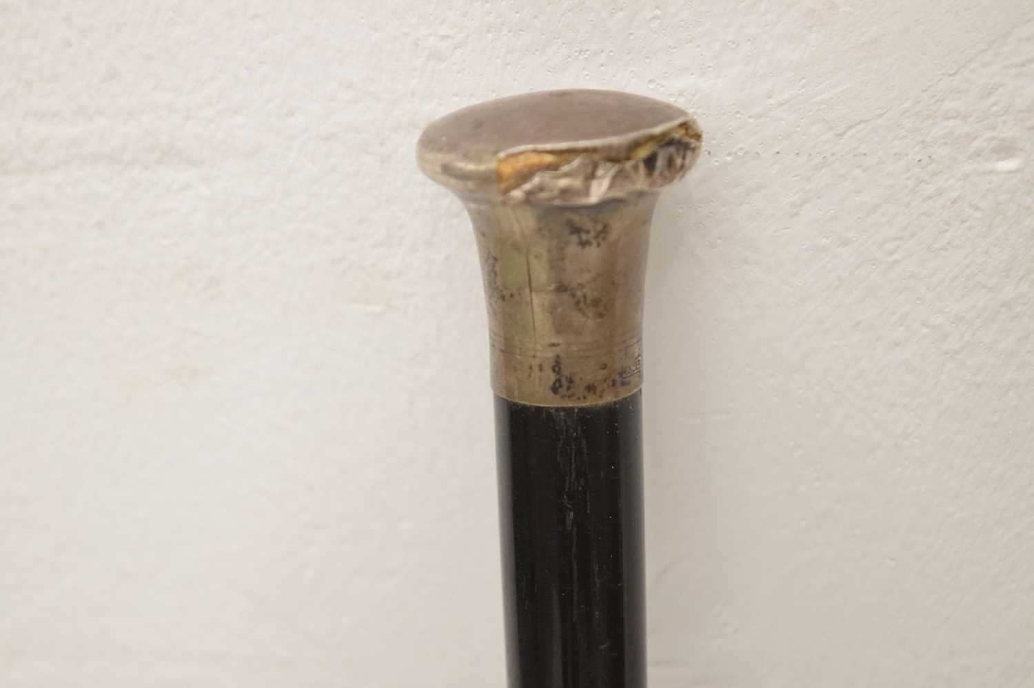 Early 20th century silver topped swagger stick - Image 4 of 9