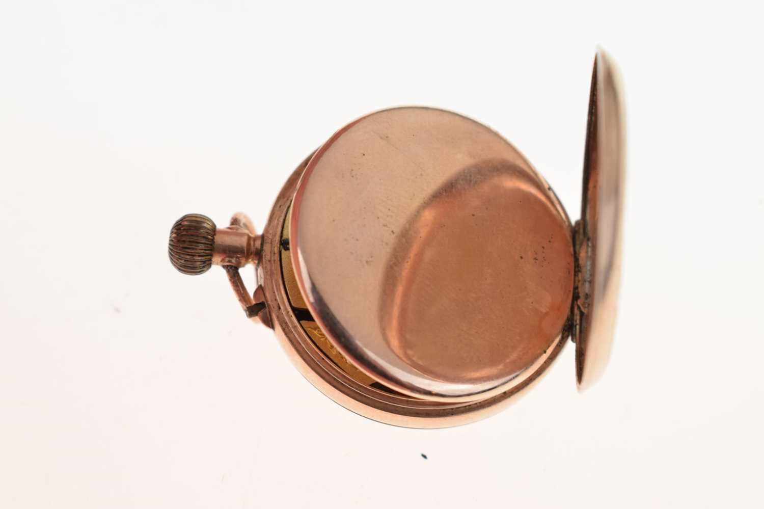 Early 20th century lady's 9ct gold cased open-face fob watch - Image 9 of 12