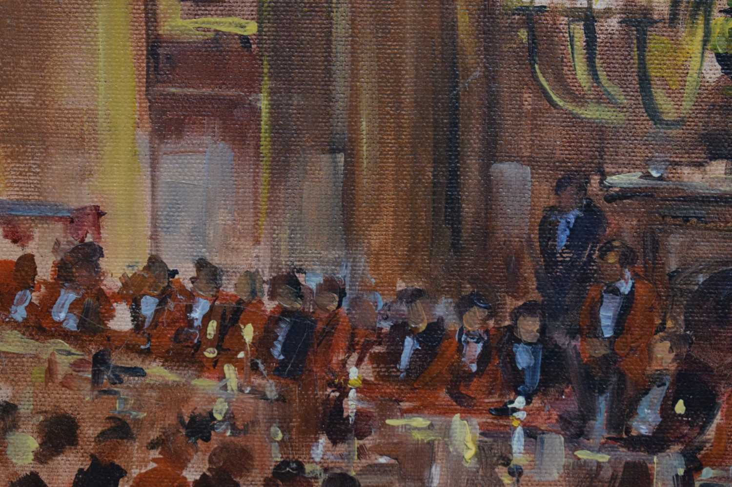 Lincoln Rowe (20th century) - Oil on canvas - Mess Dinner - Image 6 of 13