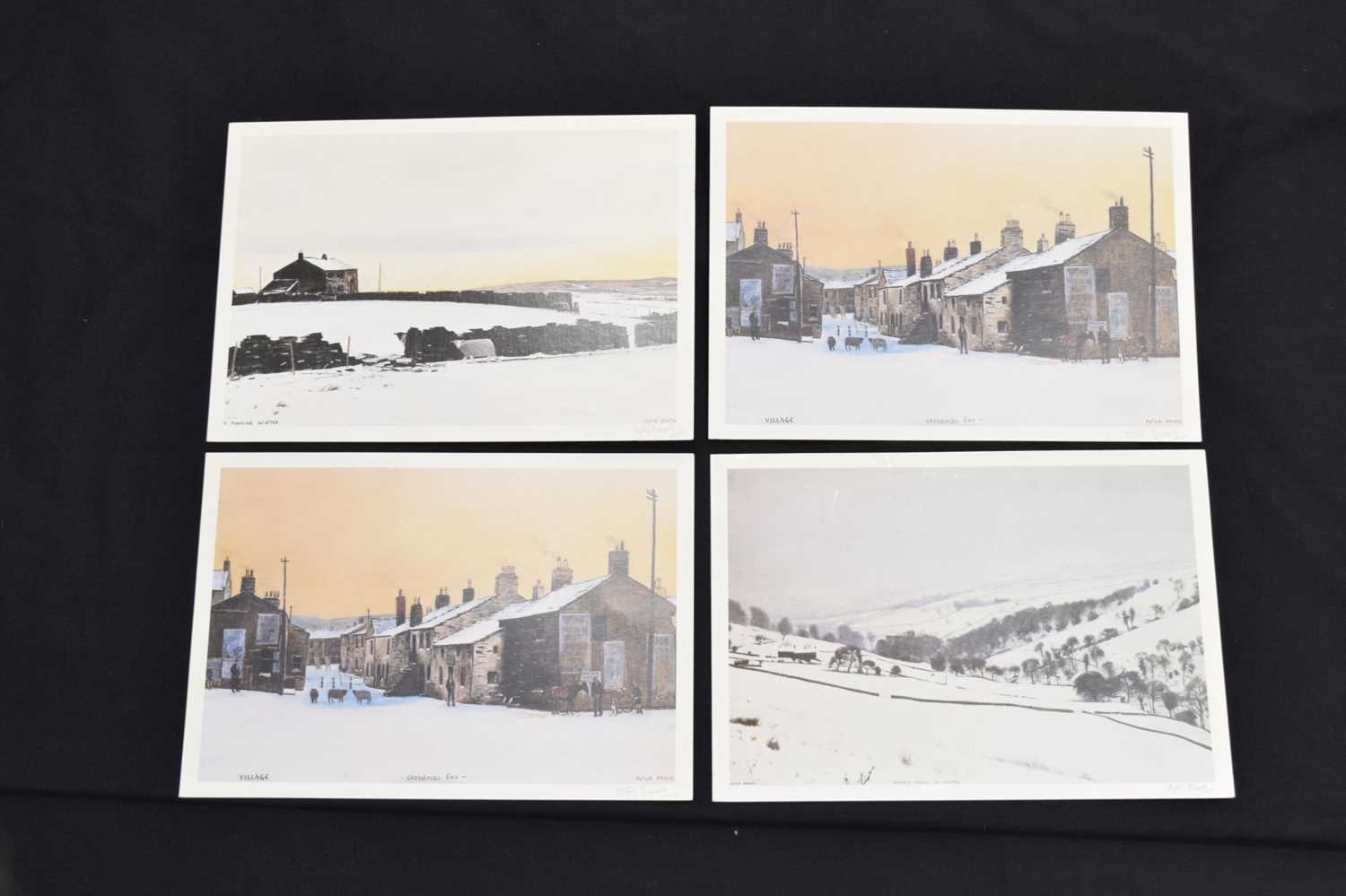 Peter Brook (1927-2009) - Four signed Christmas cards - Image 2 of 12