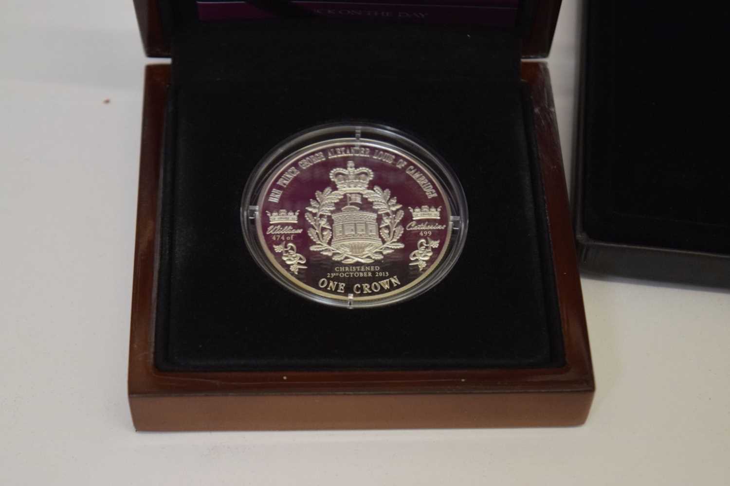 Six commemorative silver coins relating to Royalty etc - Image 3 of 9