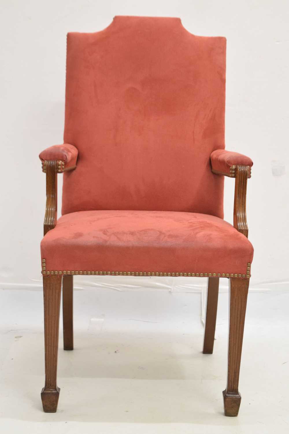 Edwardian open armchair - Image 2 of 8