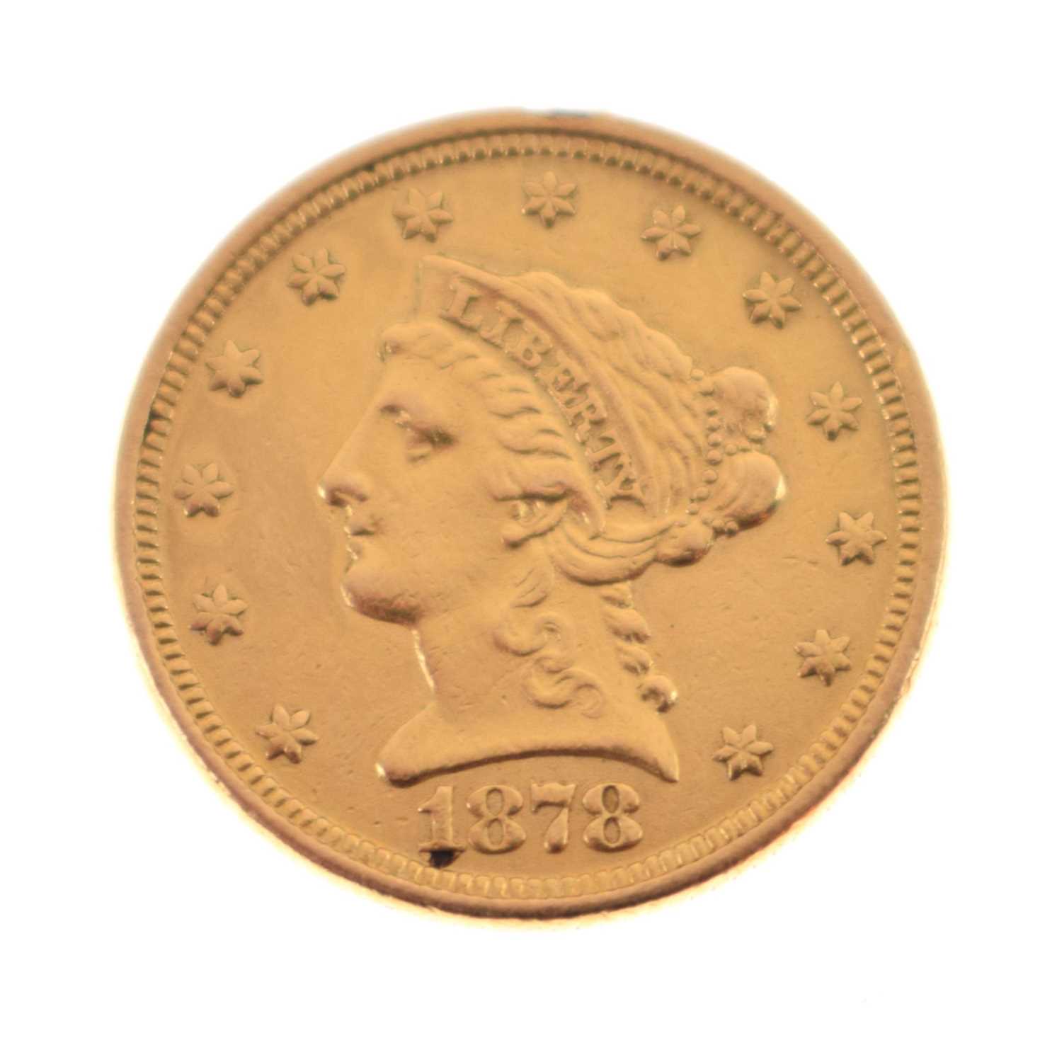 United States of America 2 1/2 dollar gold coin, 1878