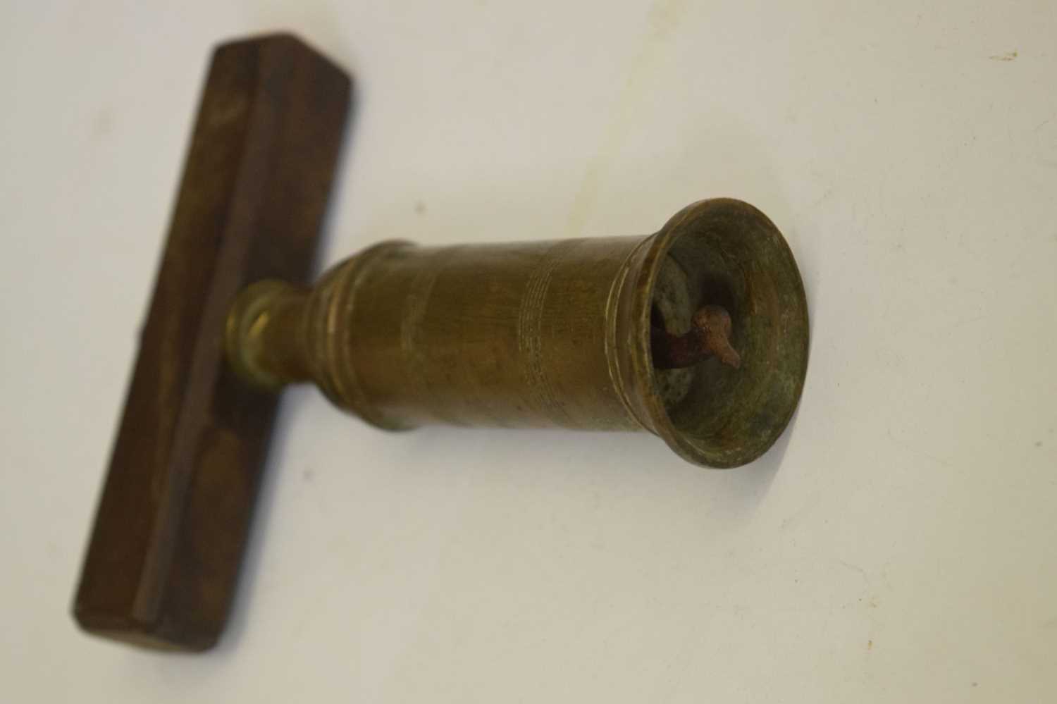 19th century Thomason-type brass corkscrew and one other - Image 6 of 6
