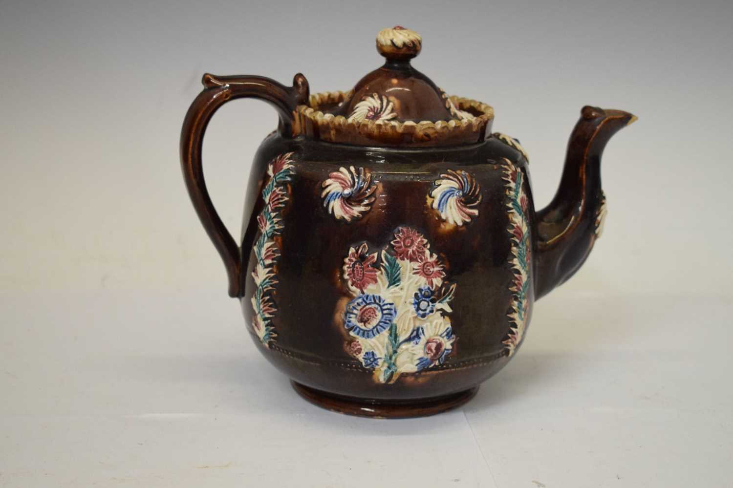 Measham Bargeware teapot - Image 6 of 12