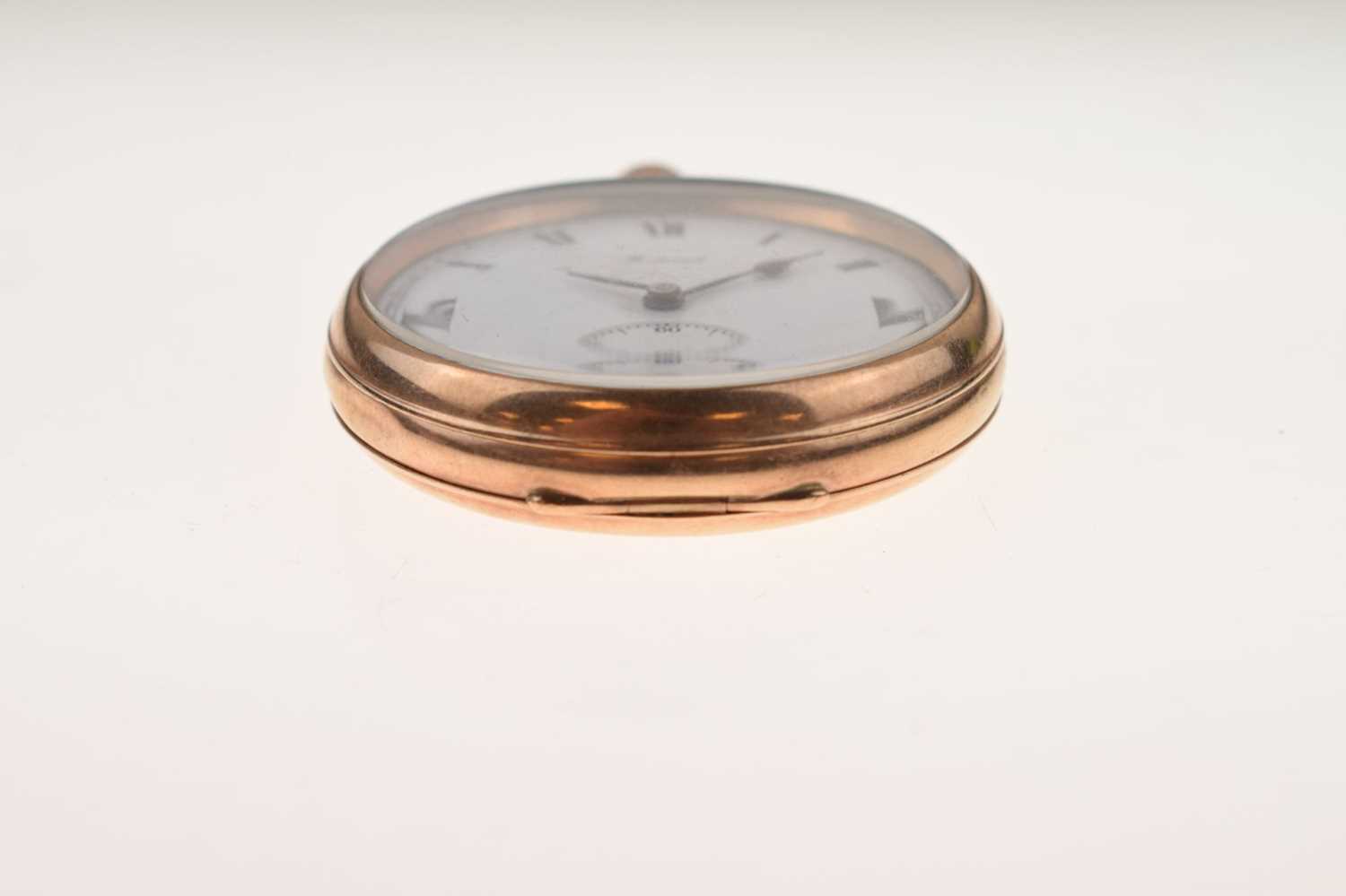 George V 9ct gold cased open-face pocket watch - Image 5 of 12