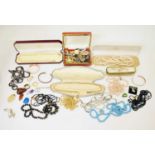 Assorted costume jewellery