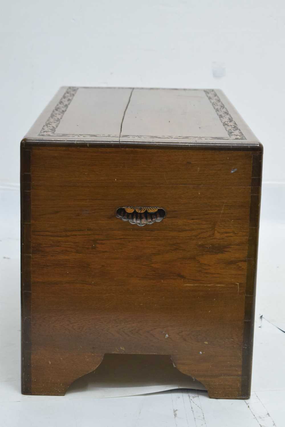 20th century Chinese camphor wood trunk - Image 8 of 10