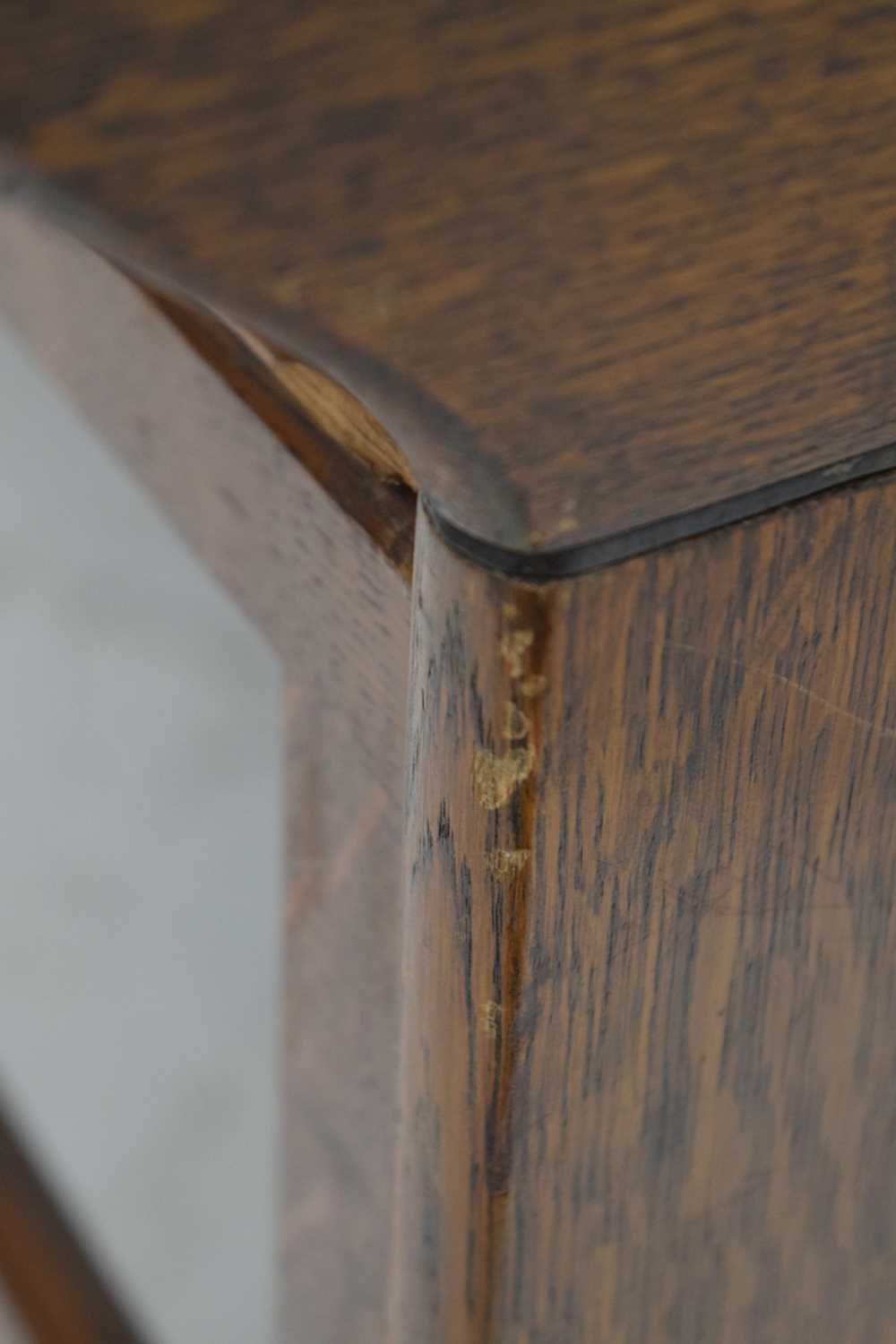 Globe Wernicke-style oak two-section desk - Image 12 of 12