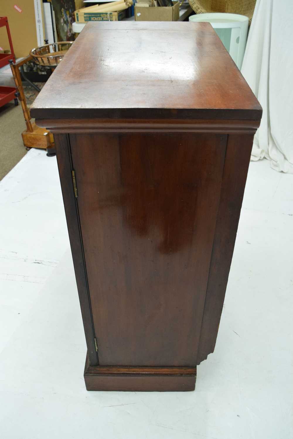 Late 19th or early 20th century mahogany single door cabinet - Image 10 of 10