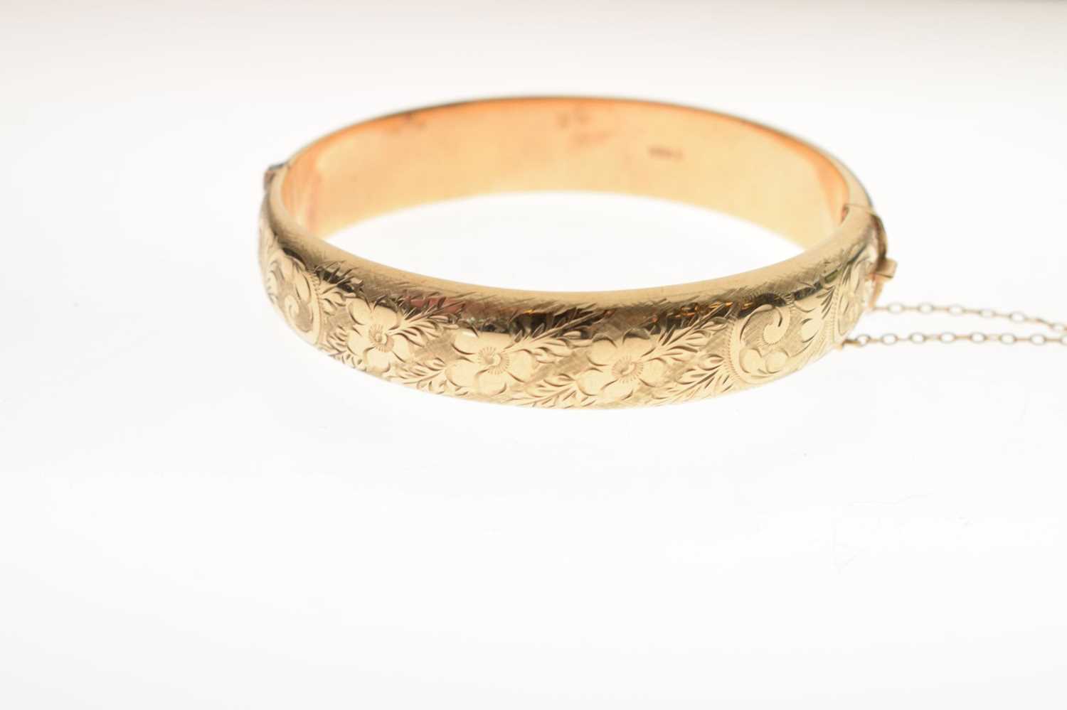 9ct gold bangle - Image 6 of 6