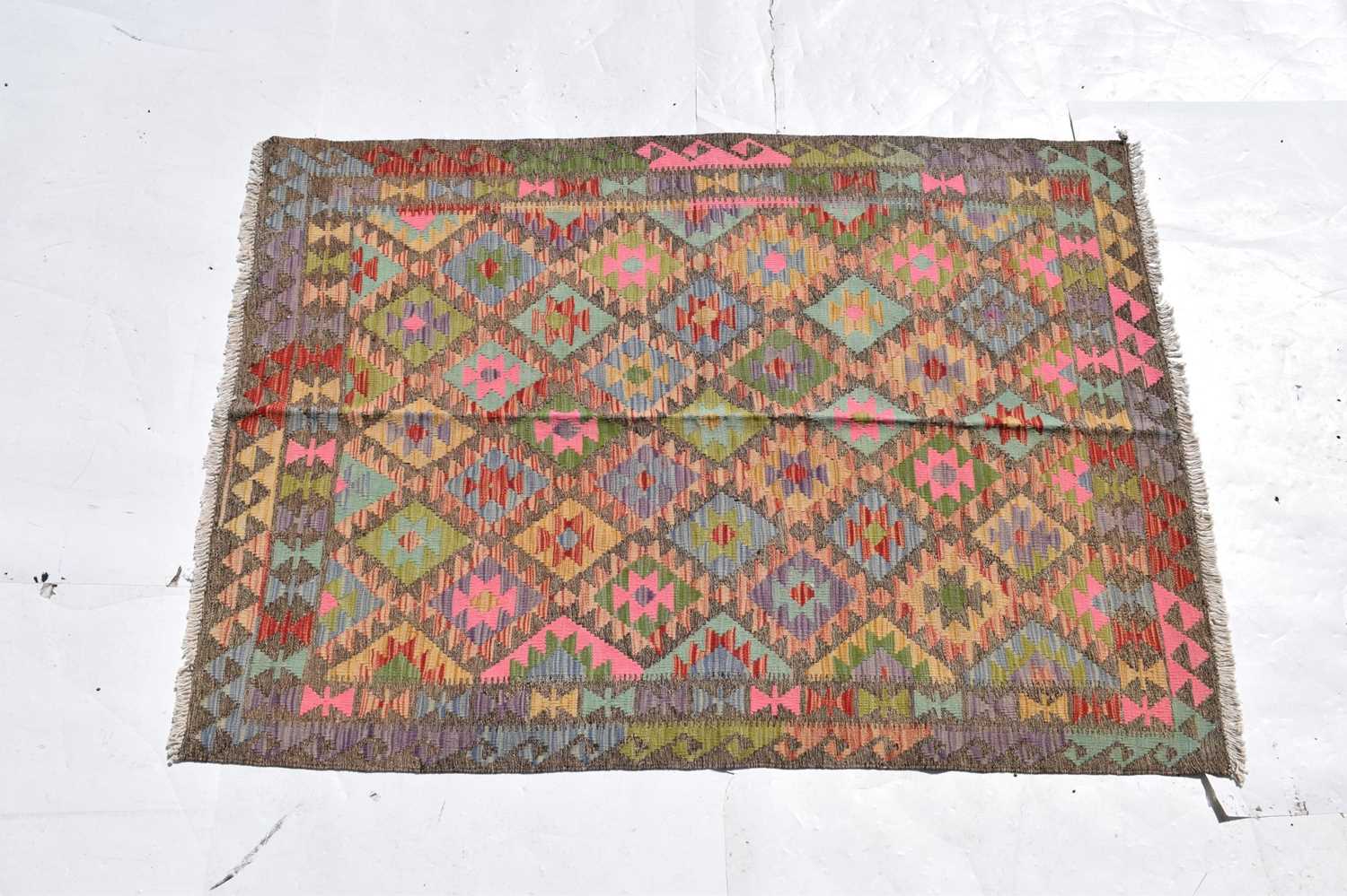 Anatolian Turkish Kilim - Image 9 of 9