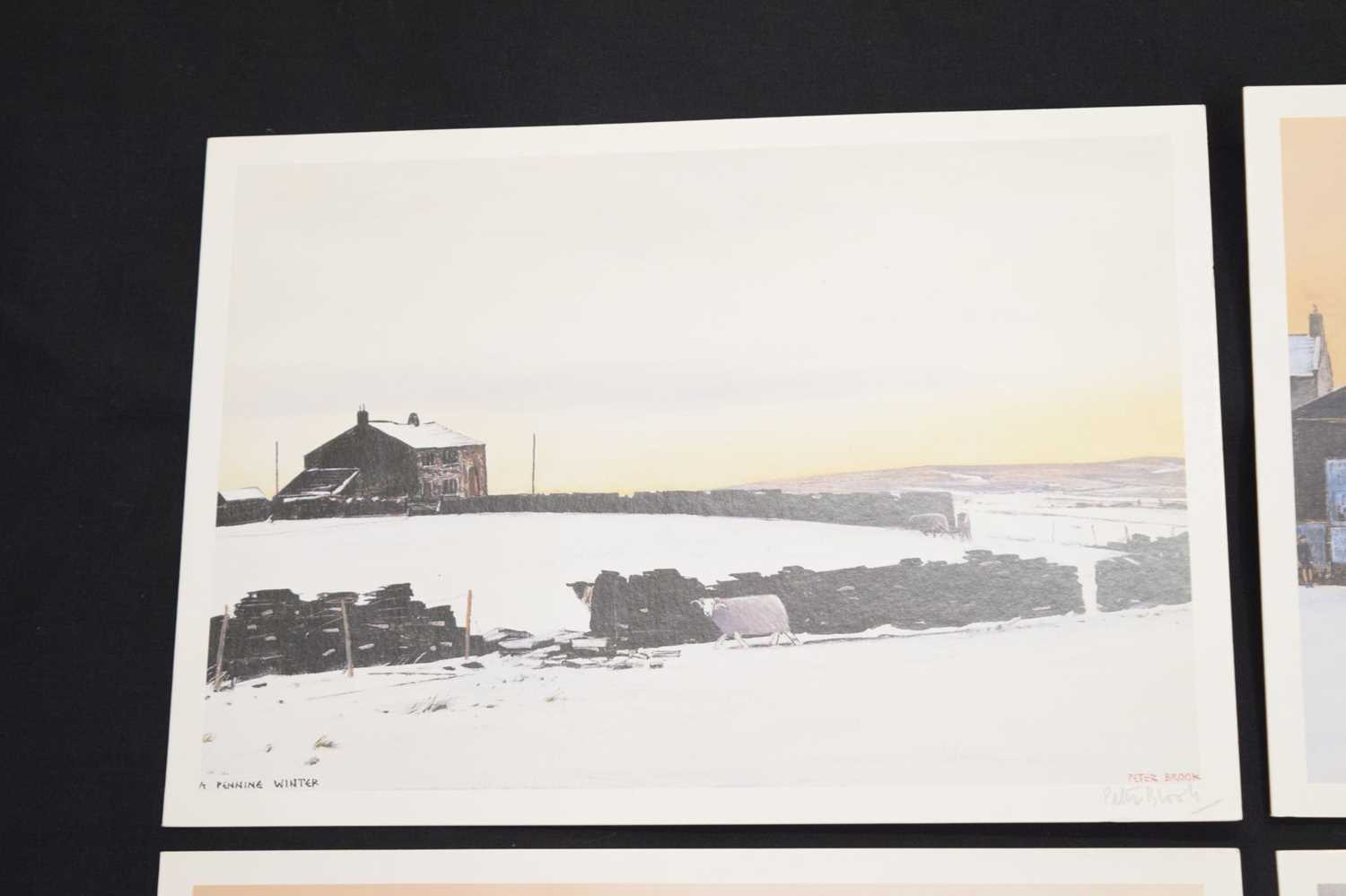 Peter Brook (1927-2009) - Four signed Christmas cards - Image 3 of 12