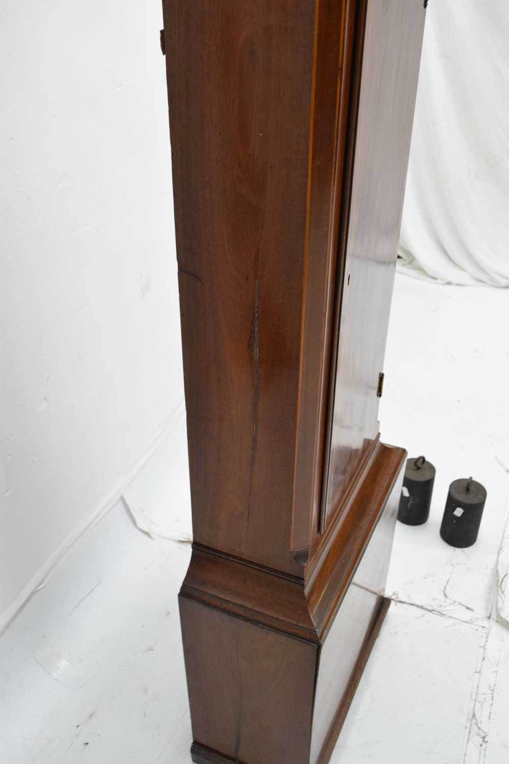 19th century mahogany inlaid longcase clock, John Warry, Bristol - Image 10 of 17