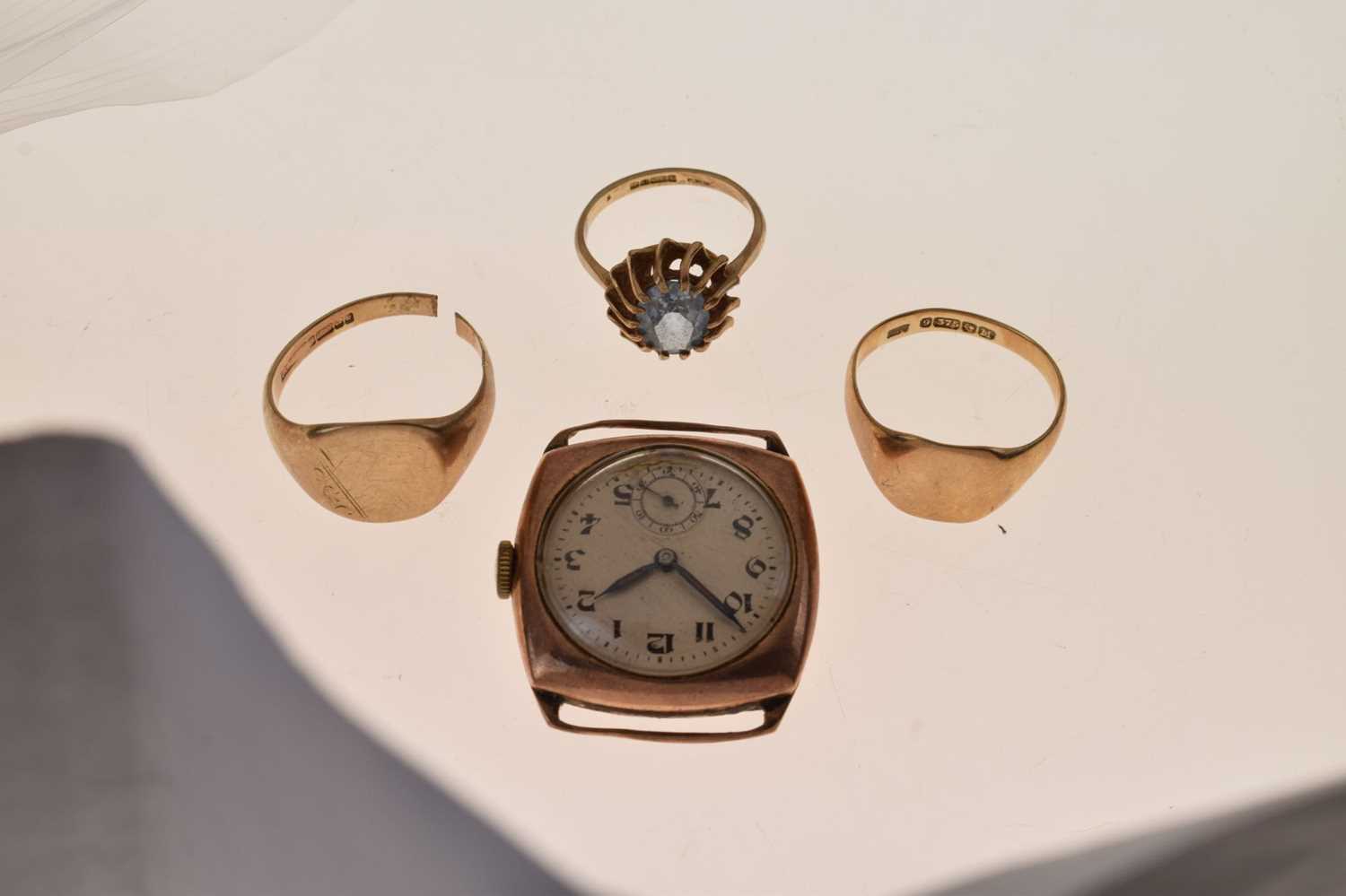 Two 9ct gold signet rings - Image 10 of 10