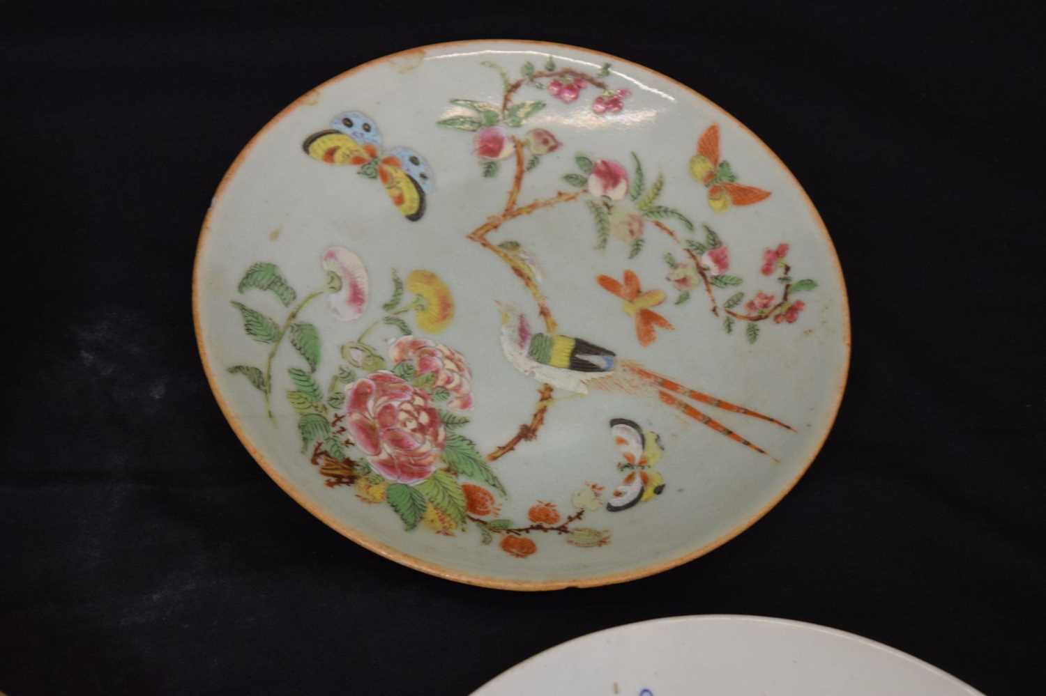 Japanese satsuma plate and three others - Image 5 of 9
