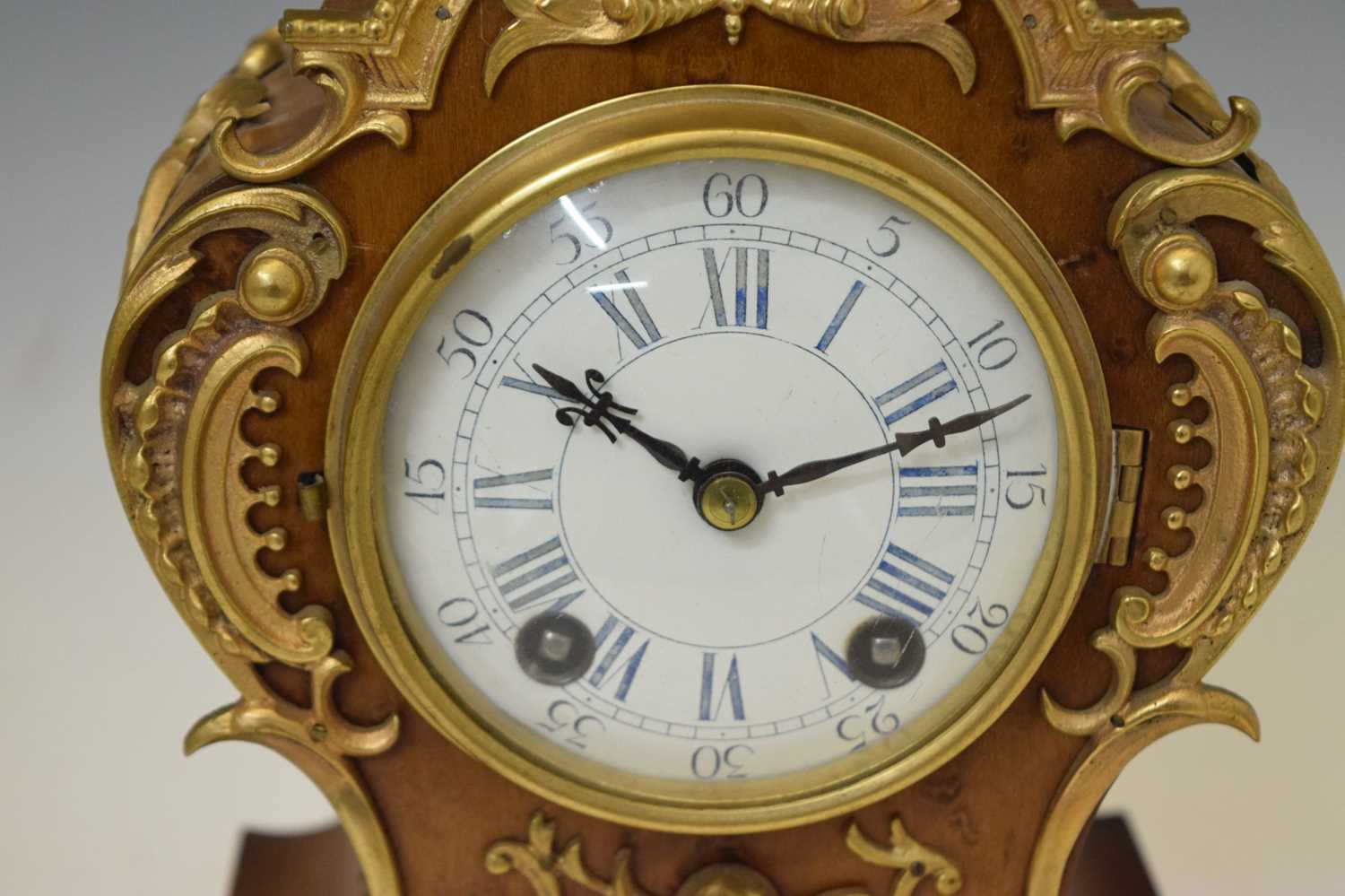 Early 20th century Lenzkirch French-style mantel clock - Image 3 of 11
