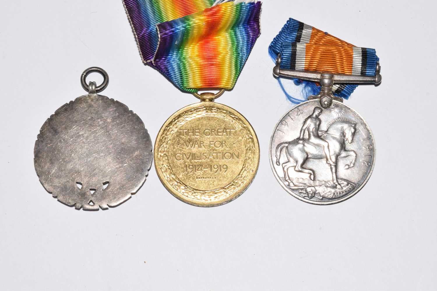 British First World War medal pair - Bild 6 aus 6