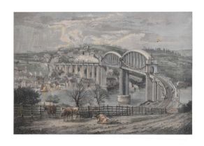 19th century hand-coloured engraved print