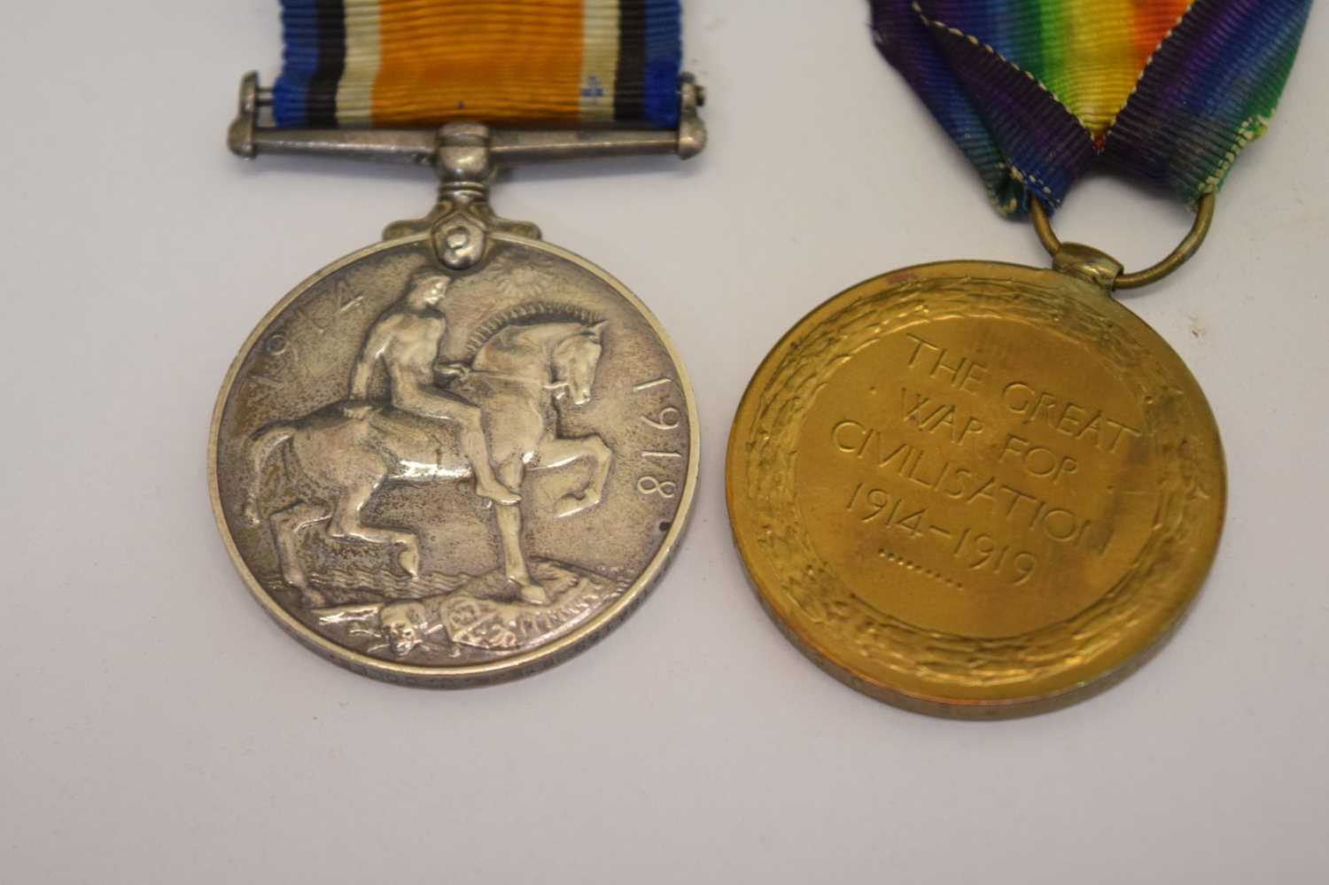 British First World War medal pair - Bild 5 aus 6