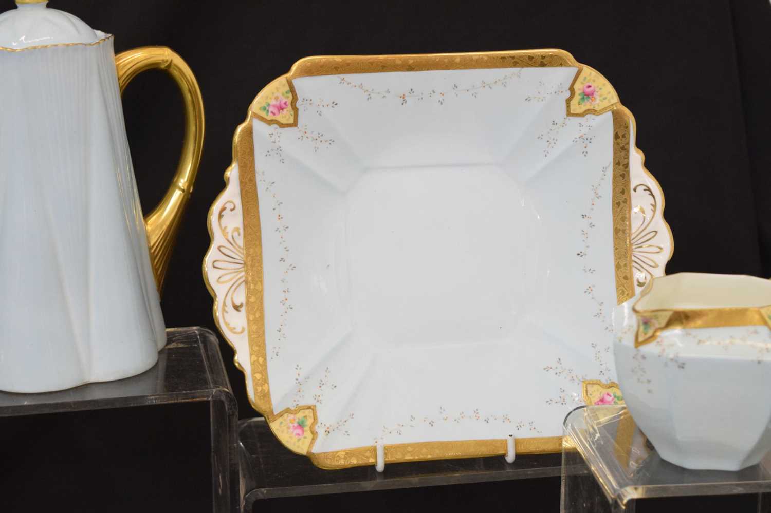 Shelley 'Queen Anne' Pattern (11539/10) six person tea set - Image 7 of 16