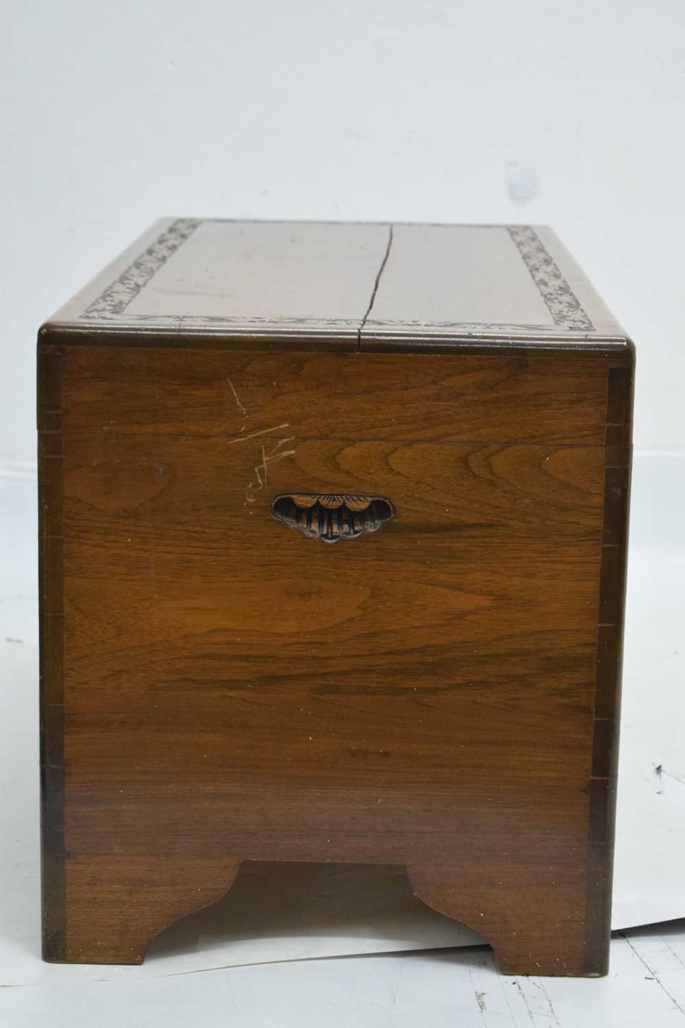 20th century Chinese camphor wood trunk - Image 10 of 10