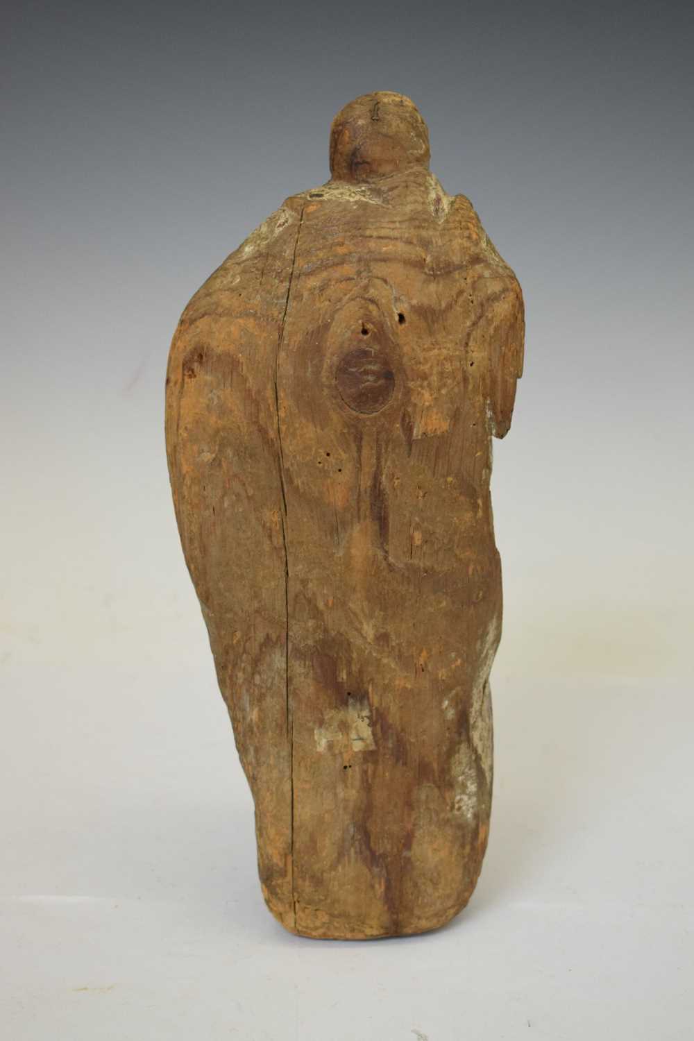 Weathered carving of a figure in robes, possible 16th/17th century - Image 6 of 8