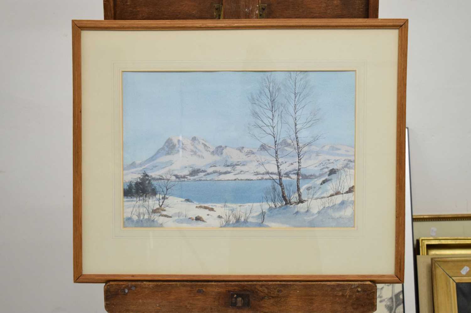 Arthur Bateman (1883-1970) - Watercolour - 'Gane Loch' - Image 7 of 8