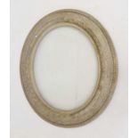 Oval carved wooden frame