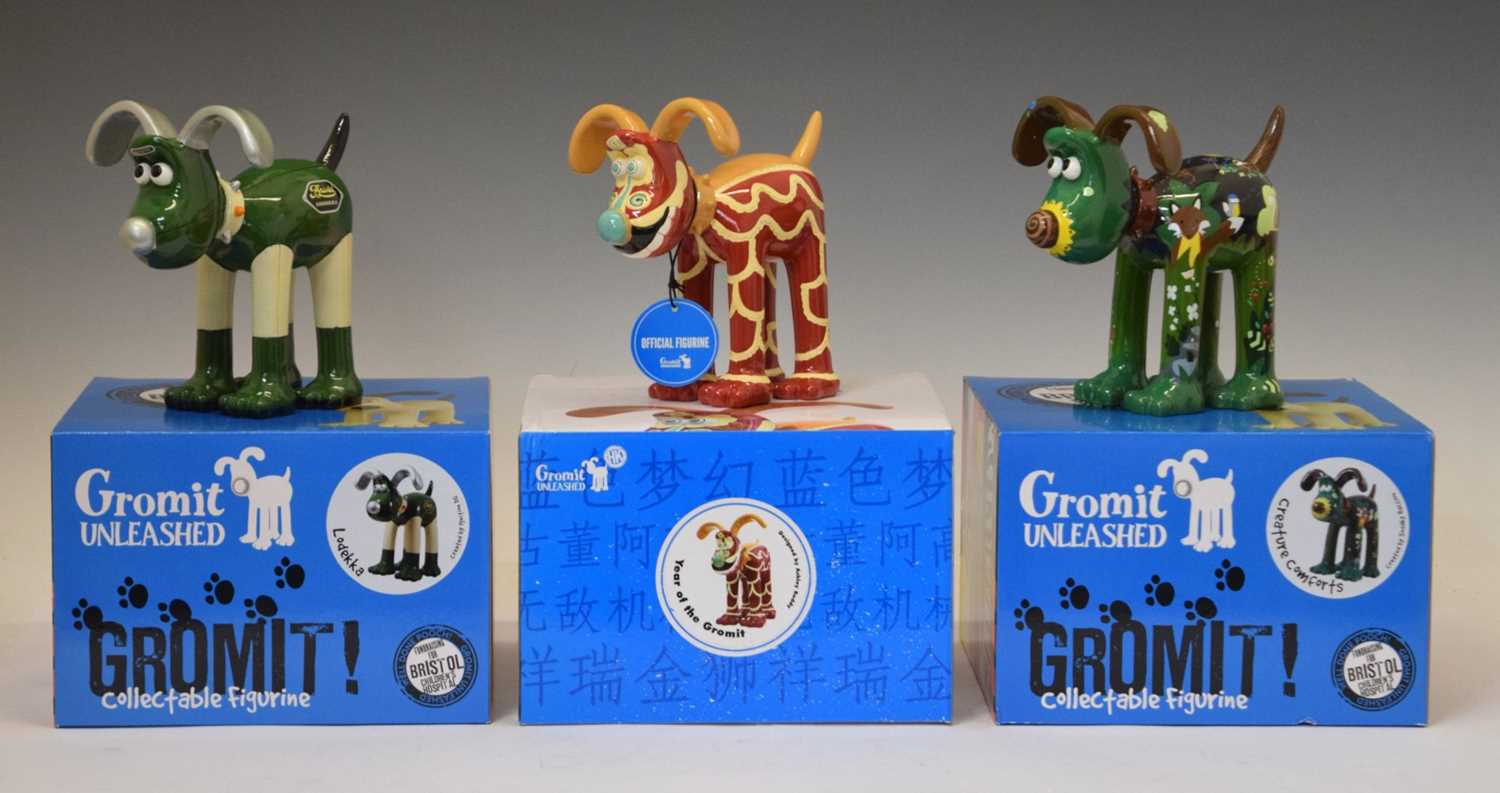 Aardman/Wallace and Gromit - 'Gromit Unleashed' figures