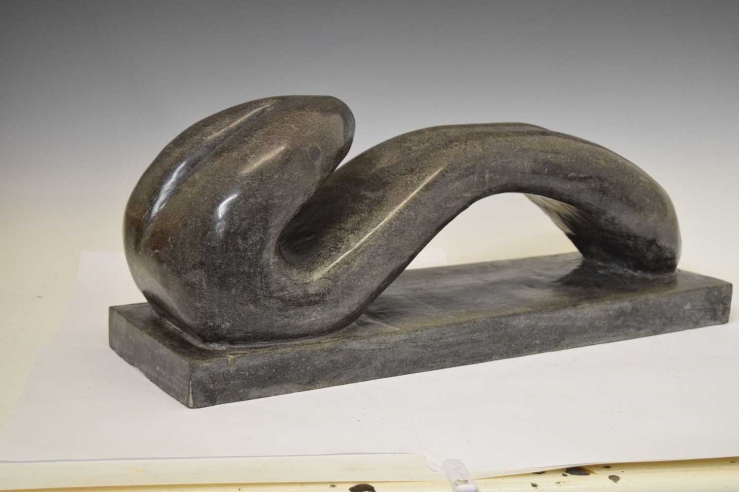 Modernist/abstract marble sculpture - Image 7 of 7