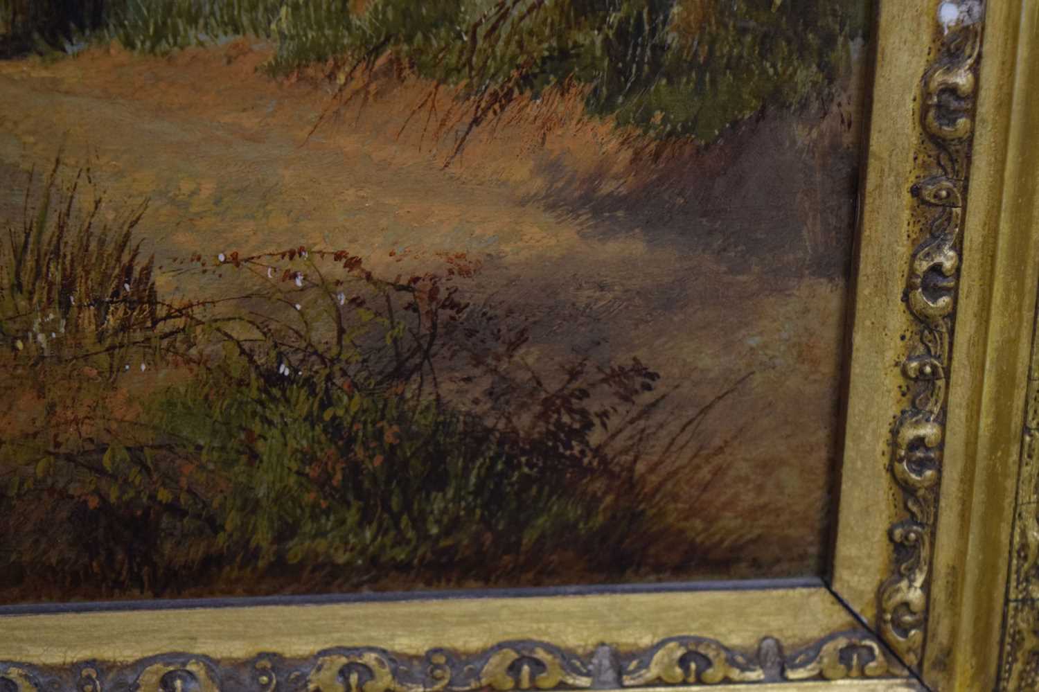 William Edward Jones, (fl. 1849-1871) - Oil on panel - Landscape - Image 3 of 9
