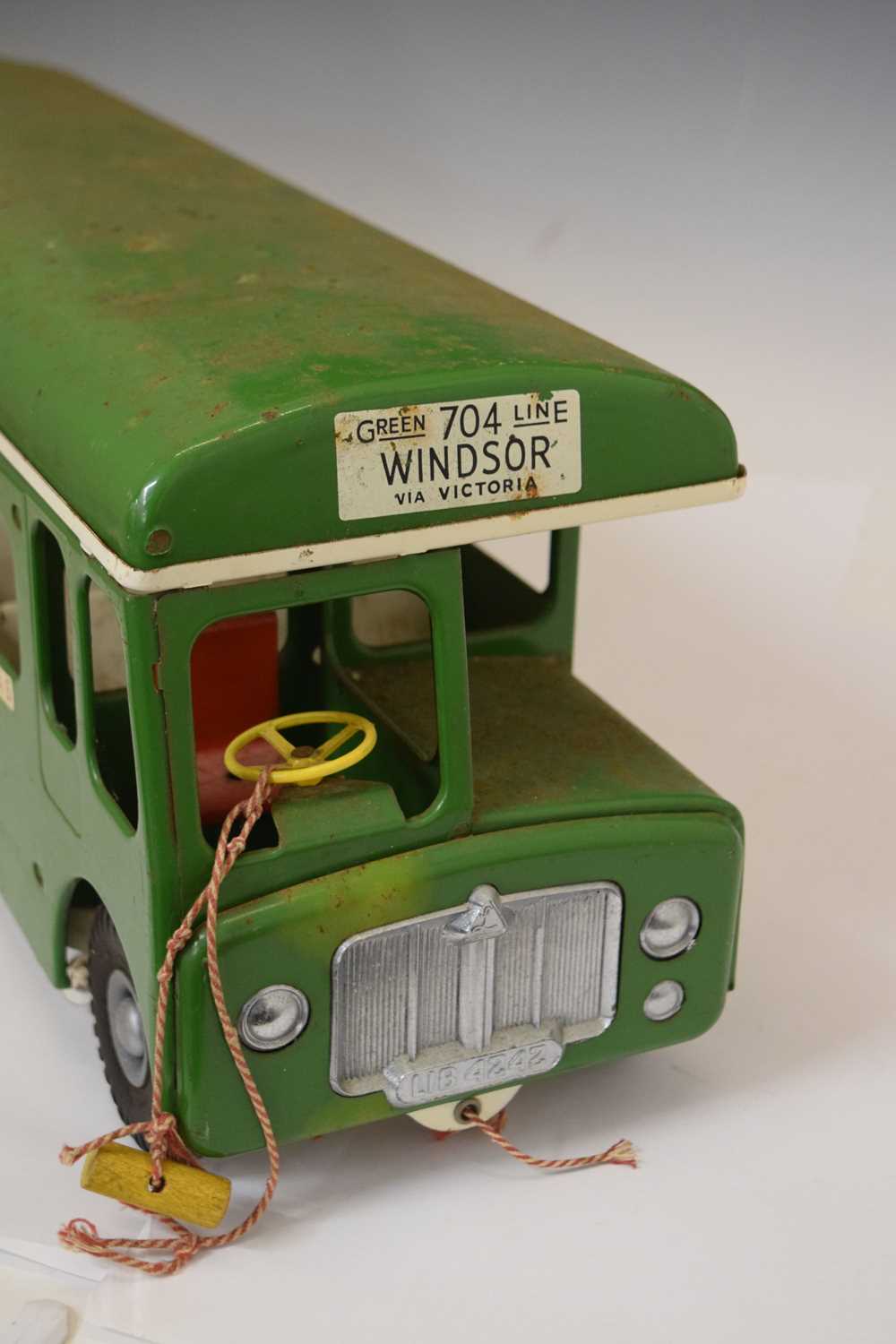 Triang - Large tinplate 'Green Line' single-decker London bus - Image 5 of 6