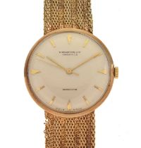 Winegartens - Gentleman's Maximus Ultra 9ct gold bracelet watch