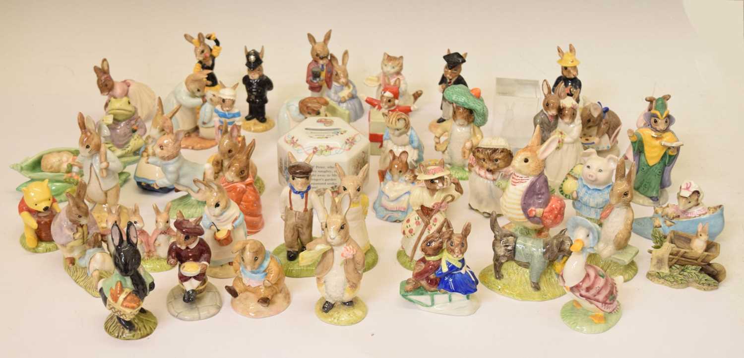 Collection of Royal Albert and Royal Doulton Beatrix Potter figures, etc.