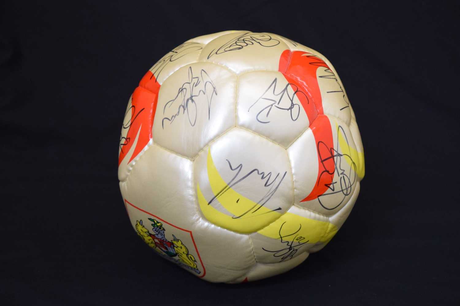 Bristol City Football Club autographed football, possibly 2012/2013 season - Bild 4 aus 7