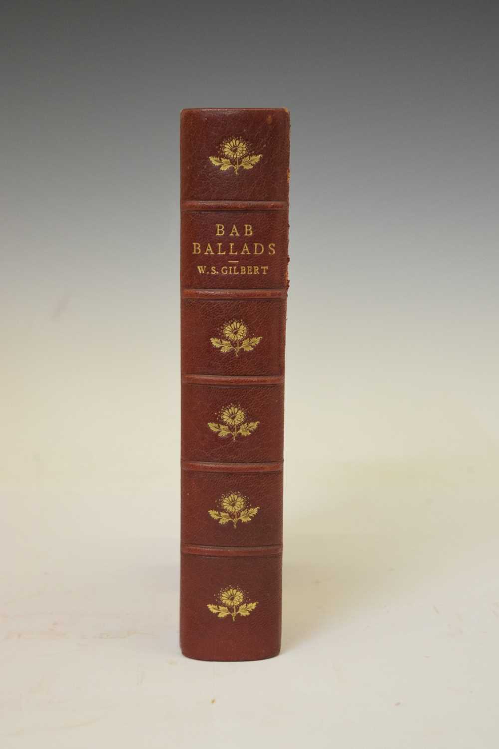 Gilbert, W. S. - 'The Bab Ballads' - Fourth edition 1899, signed leather binding - Image 3 of 10