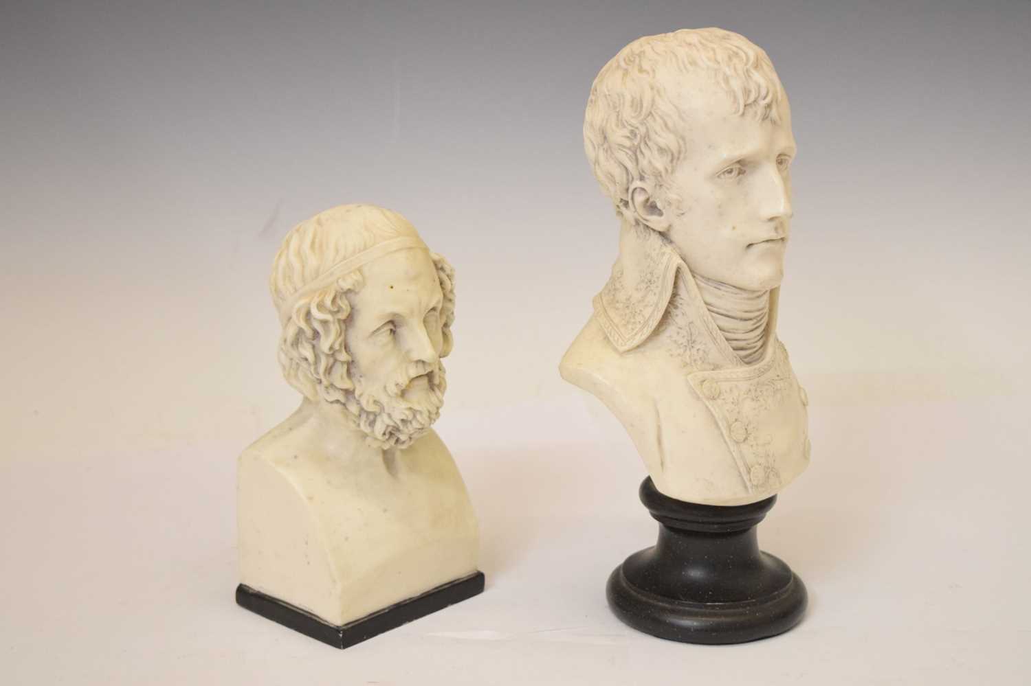 Resin busts of Napoleon and Homer - Image 8 of 8